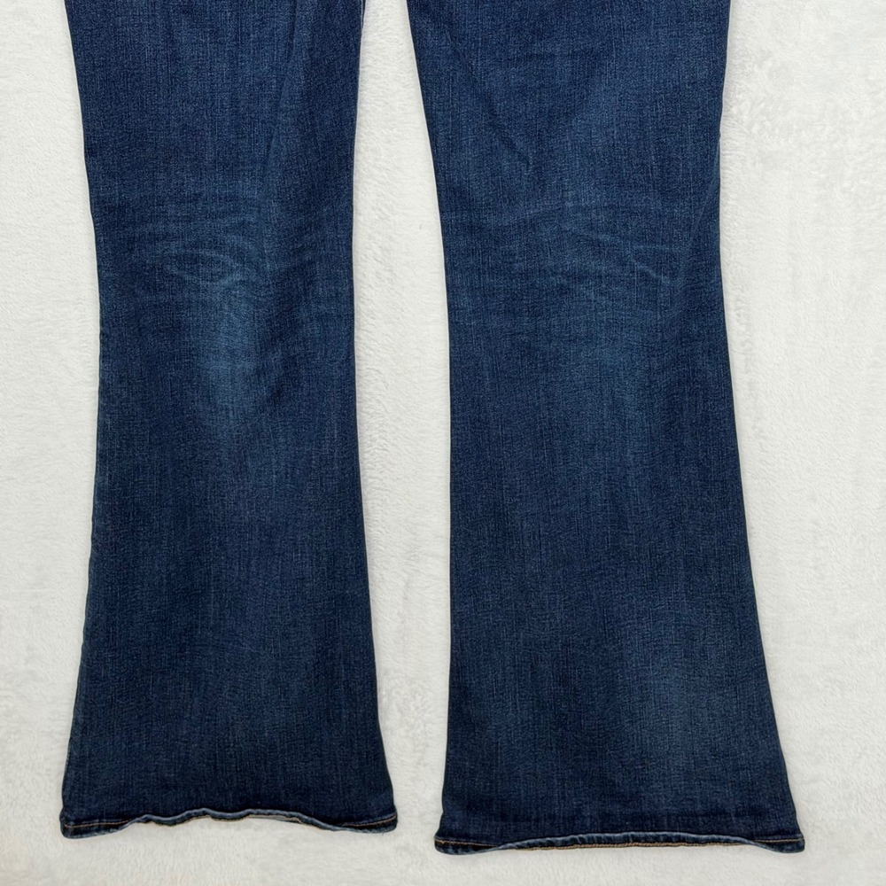 American Eagle Womens 6 Blue Super High-Rise Flare Next Level Stretch Jeans - Picture 7 of 12